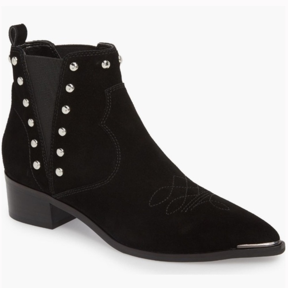 Marc Fischer Suede Yente Chelsea western bootie